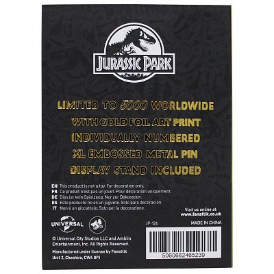 Jurassic Park XL Premium Ansteck-Pin (vergoldet)