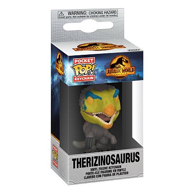 Jurassic World 3 POP! Vinyl Schlüsselanhänger 4 cm Therizinosaurus Display (12)