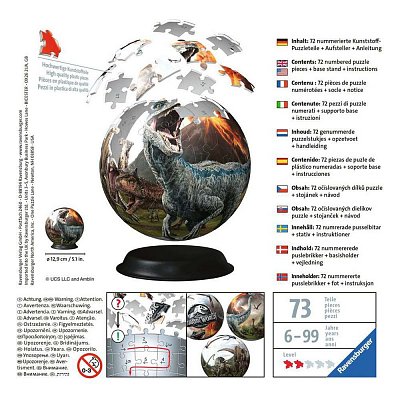 Jurassic World 3D Puzzle Ball (72 Teile)