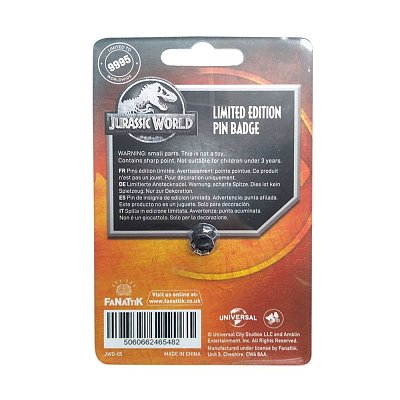 Jurassic World Ansteck-Pin Raptor