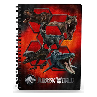 Jurassic World Notizbuch mit 3D-Effekt Carnivorous