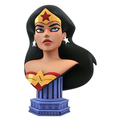 Justice League Animated Legends in 3D Büste 1/2 Wonder Woman 25 cm - Beschädigte Verpackung