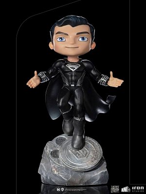 Justice League Mini Co. Deluxe PVC Figur Superman Black Suit 18 cm