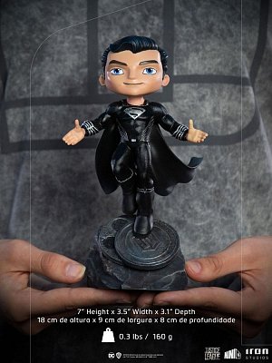 Justice League Mini Co. Deluxe PVC Figur Superman Black Suit 18 cm
