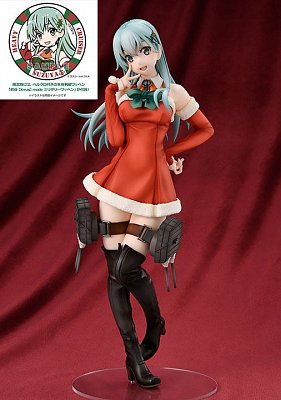 Kantai Collection Fleet Girls Collection PVC Statue 1/7 Suzuya XMAS Mode Limited Edition 25 cm