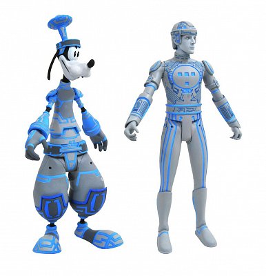 Kingdom Hearts Select Actionfiguren Doppelpack Goofy & Tron 18 cm