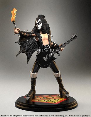 Kiss Rock Iconz Statue 1/9 The Demon (ALIVE!) 20 cm --- BESCHAEDIGTE VERPACKUNG