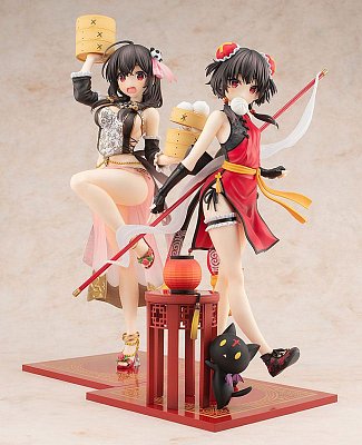 Kono Subarashii Sekai ni Shukufuku wo! Statue 1/7 Megumin Light Novel China Dress Ver. 22 cm - Beschädigte Verpackung