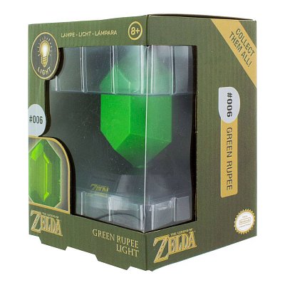 Legend of Zelda 3D Lampe Grüner Rubin 10 cm