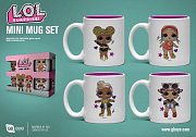 L.O.L. Surprise! Espresso-Tassen 4er-Pack Glitter Squad