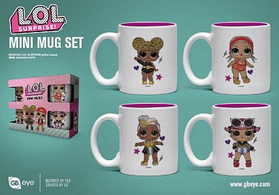 L.O.L. Surprise! Espresso-Tassen 4er-Pack Glitter Squad