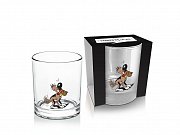 Lucky Luke Whisky Glas Rantanplan --- BESCHAEDIGTE VERPACKUNG