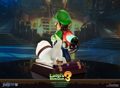 Luigi\'s Mansion 3 PVC Statue Luigi & Polterpinscher Collector\'s Edition 23 cm