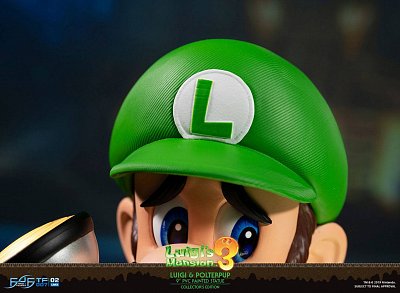 Luigi\'s Mansion 3 PVC Statue Luigi & Polterpinscher Collector\'s Edition 23 cm