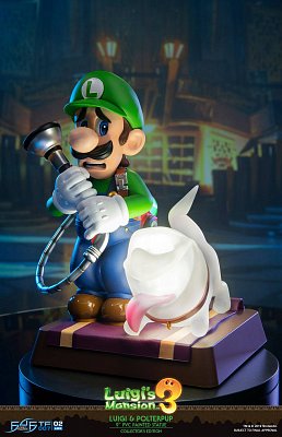 Luigi\'s Mansion 3 PVC Statue Luigi & Polterpinscher Collector\'s Edition 23 cm