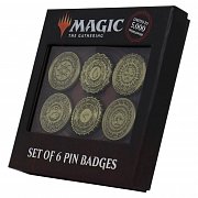 Magic the Gathering Ansteck-Pin 6er-Pack Limited Edition Mana Symbol
