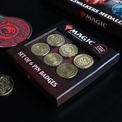 Magic the Gathering Ansteck-Pin 6er-Pack Limited Edition Mana Symbol