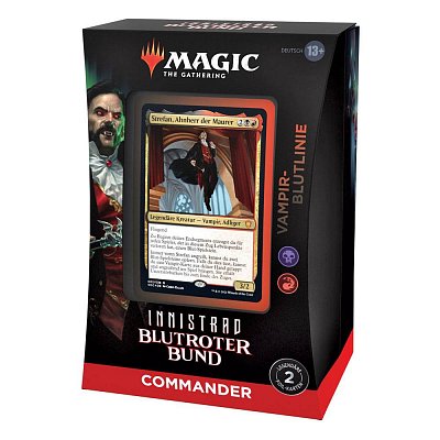 Magic the Gathering Innistrad: Blutroter Bund Commander-Decks Display (4) deutsch