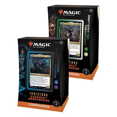 Magic the Gathering Innistrad: Cacería de Medianoche Commander-Decks Display (4) spanisch