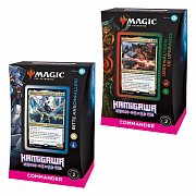 Magic the Gathering Kamigawa: Neon Dynasty Commander-Decks Display (4) deutsch