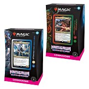 Magic the Gathering Kamigawa: Neon Dynasty Commander-Decks Display (4) französisch