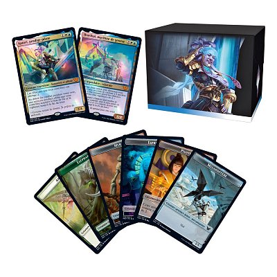 Magic the Gathering Kamigawa: Neon Dynasty Commander-Decks Display (4) französisch