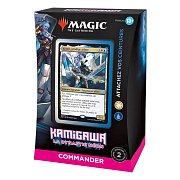 Magic the Gathering Kamigawa: Neon Dynasty Commander-Decks Display (4) französisch