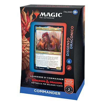 Magic the Gathering Leggende di Commander: Battaglia per Baldur\'s Gate Commander-Decks Display (4) italienisch