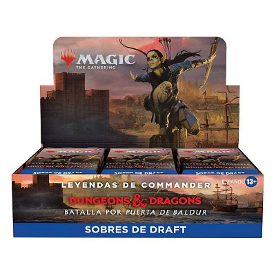 Magic the Gathering Leyendas de Commander: Batalla por Puerta de Baldur Draft-Booster Display (24) spanisch