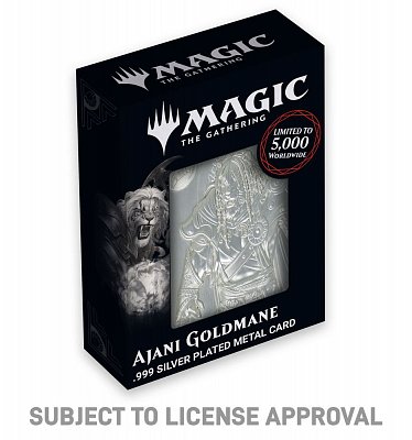 Magic the Gathering Metallbarren Ajani Goldmane Limited Edition (versilbert)