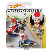 Mario Kart Hot Wheels Diecast Modellauto 1/64 Toad (Sneeker) 8 cm