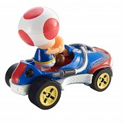 Mario Kart Hot Wheels Diecast Modellauto 1/64 Toad (Sneeker) 8 cm