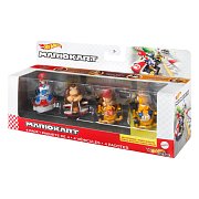 Mario Kart Hot Wheels Diecast Modellautos 4er-Pack 1/64 Mario, Donkey Kong, Diddy Kong, Orange Yoshi