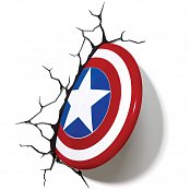 Marvel 3D LED Leuchte Captain America Shield