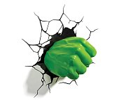 Marvel 3D LED Leuchte Hulk Fist --- BESCHAEDIGTE VERPACKUNG