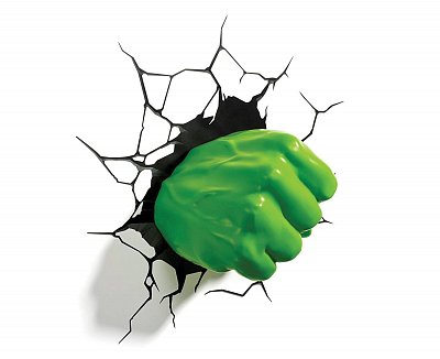 Marvel 3D LED Leuchte Hulk Fist --- BESCHAEDIGTE VERPACKUNG