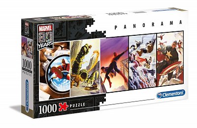 Marvel 80th Anniversary Panorama Puzzle Characters --- BESCHAEDIGTE VERPACKUNG