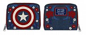 Marvel by Loungefly Geldbeutel Captain America 80th Anniversary Floral Shield