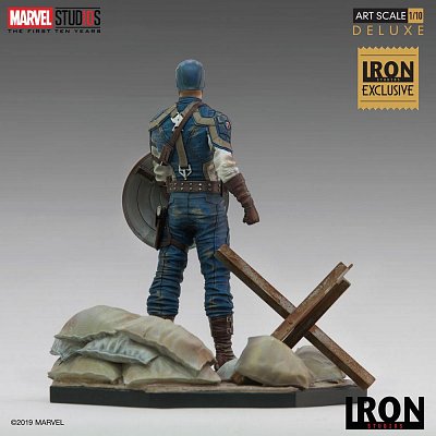 Marvel Comics BDS Art Scale Statue 1/10 Captain America First Avenger MCU 10 Years Event EX 21 cm
