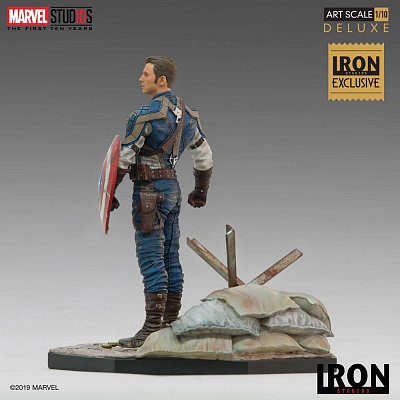 Marvel Comics BDS Art Scale Statue 1/10 Captain America First Avenger MCU 10 Years Event EX 21 cm
