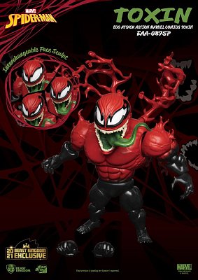 Marvel Comics Egg Attack Action Actionfigur Toxin Beast Kingdom 2021 Exclusive 20 cm