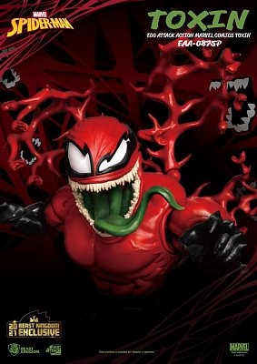 Marvel Comics Egg Attack Action Actionfigur Toxin Beast Kingdom 2021 Exclusive 20 cm