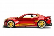 Marvel Diecast Modell 1/24 Iron Man & 2016 Chevrolet Camaro