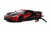 Marvel Hollywood Rides Diecast Modell 1/24 2017 Ford GT mit Miles Morales Figur