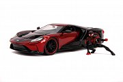 Marvel Hollywood Rides Diecast Modell 1/24 2017 Ford GT mit Miles Morales Figur