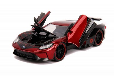 Marvel Hollywood Rides Diecast Modell 1/24 2017 Ford GT mit Miles Morales Figur