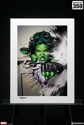 Marvel Kunstdruck She-Hulk 46 x 61 cm - ungerahmt