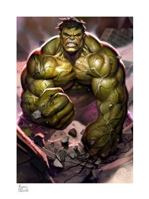 Marvel Kunstdruck The Incredible Hulk 46 x 61 cm - ungerahmt