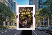 Marvel Kunstdruck The Incredible Hulk 46 x 61 cm - ungerahmt