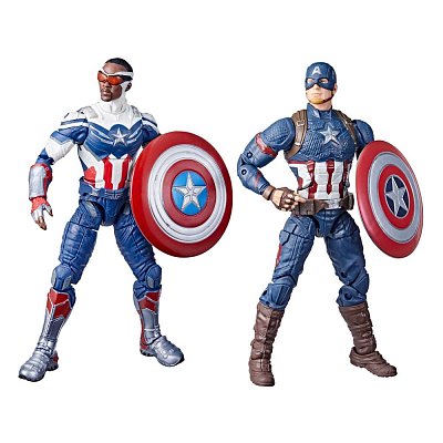 Marvel Legends Actionfiguren 2er-Pack 2022 Captain America: Sam Wilson & Steve Rogers 15 cm